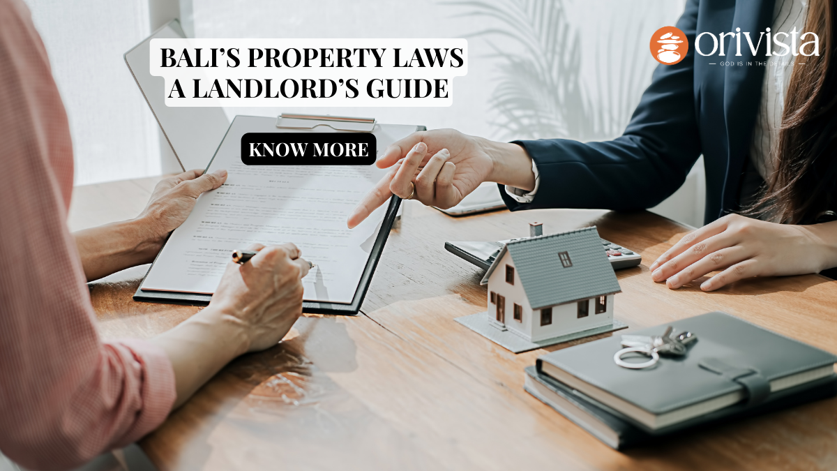 Bali landlord’s guide to property laws with paperwork, house model, and expert legal advice
