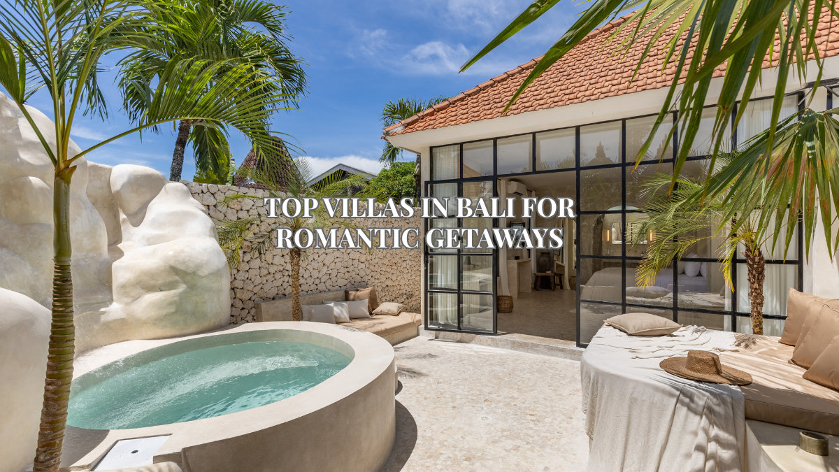 Luxury Bali villa with private pool and tropical setting – perfect for romantic getaways.